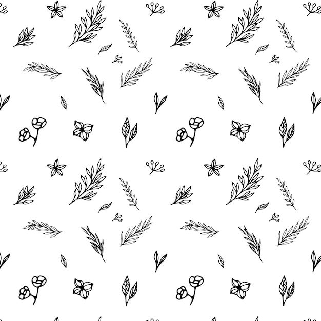 Diseño libre de patrones florales