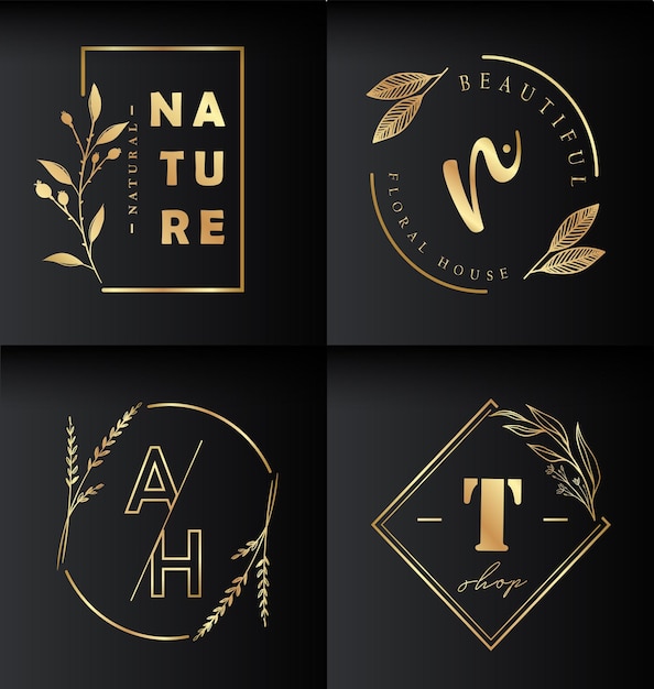 diseño libre de vector de logotipo de moda