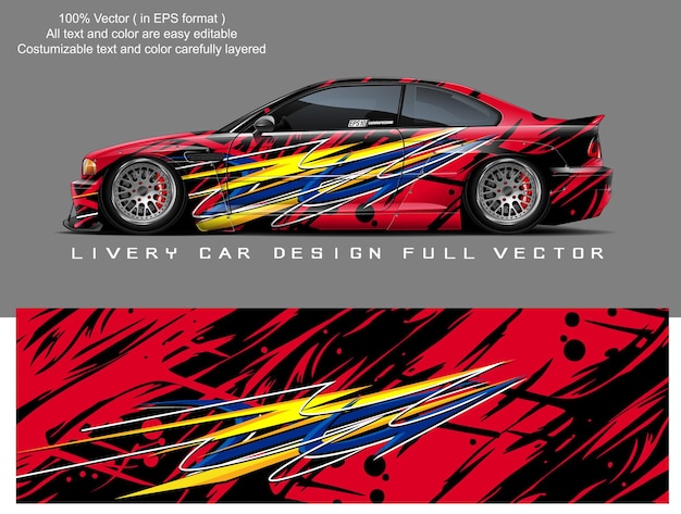Diseño de librea de automóviles de carreras