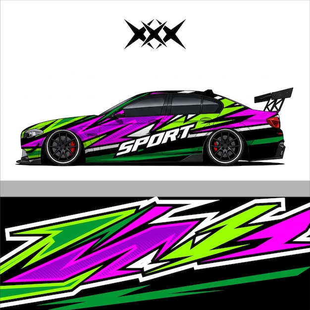 Diseño de librea para coches deportivos de carreras