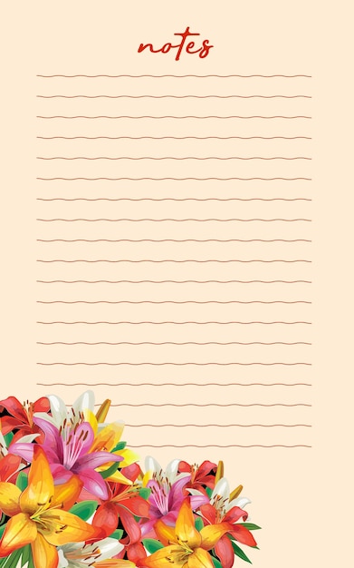 diseño de libro de notas