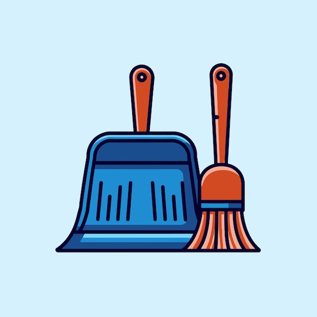 un diseño de limpieza de ilustraciones vectoriales