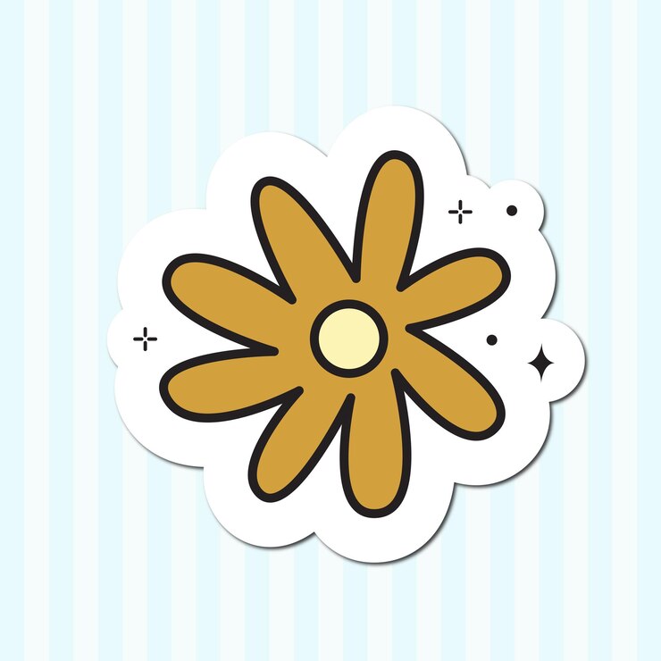diseño lindo del ejemplo del vector de la etiqueta engomada
