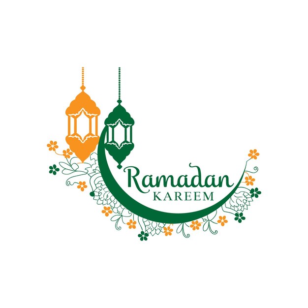 Diseño de linternas de Ramadan Kareem