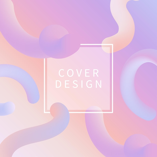 Diseño líquido abstracto para portadas papeles de pared carteles pancartas publicitarias fondo arco iris