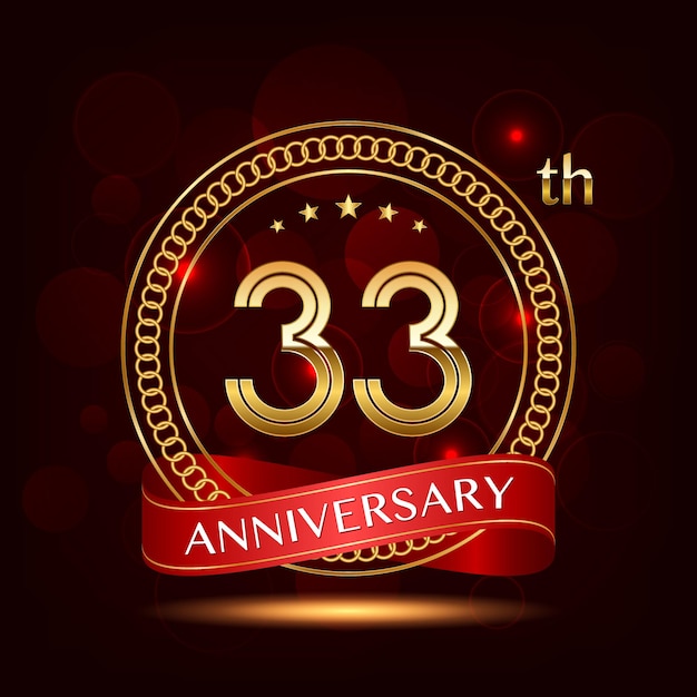 Diseño de Logo 33 Aniversario