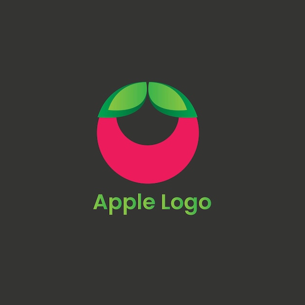 Vector diseño de logo de apple