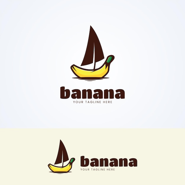 Diseño de logo de banana boat