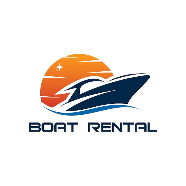 Diseño de logo de barco