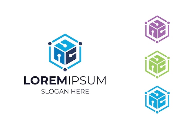 Diseño de logo Blockchain