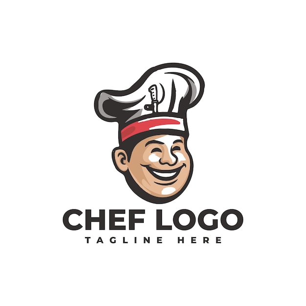 diseño del logo del chef