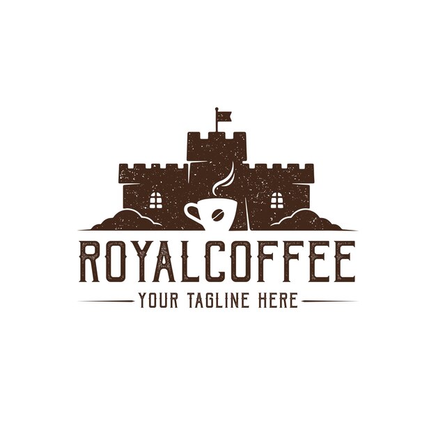 Diseño de Logo de Coffee Castle
