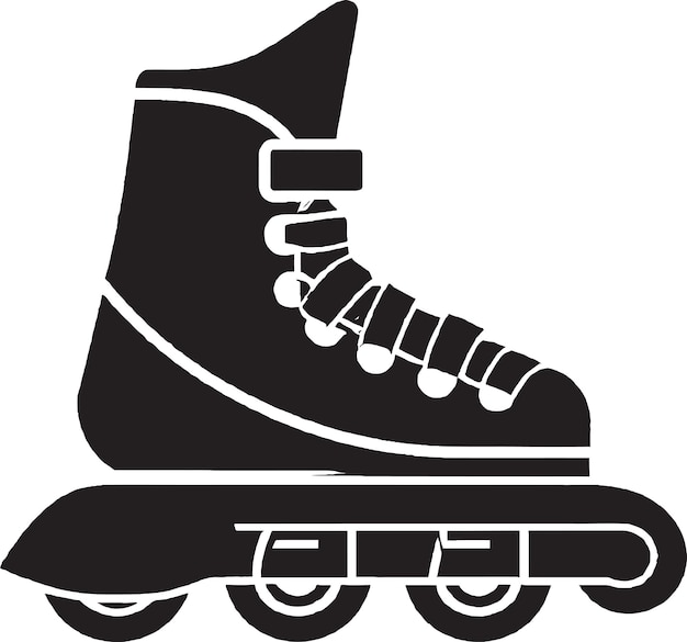 Diseño de logo de fiesta de patinaje sobre ruedas