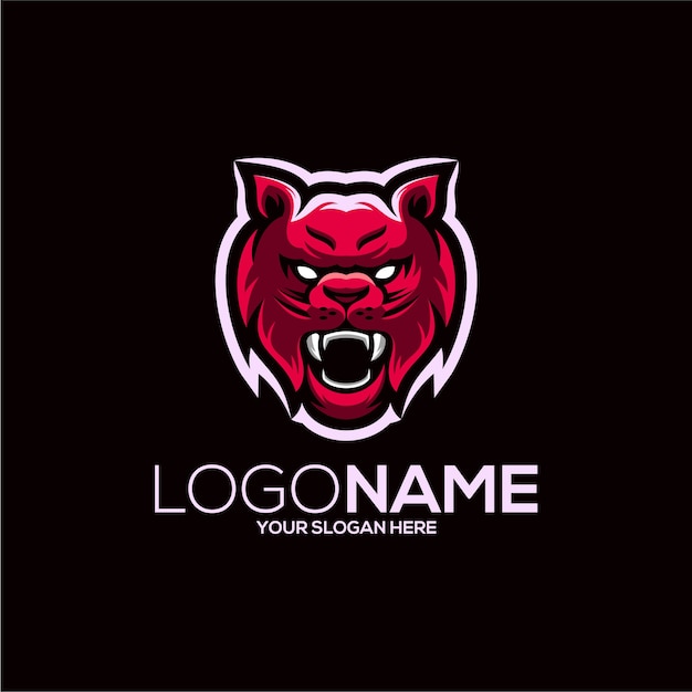 Diseño de logo de gato