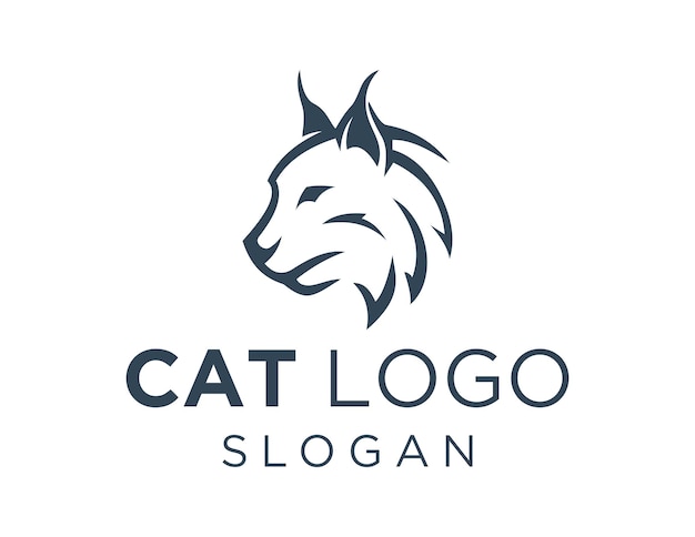 Diseño de logo de gato