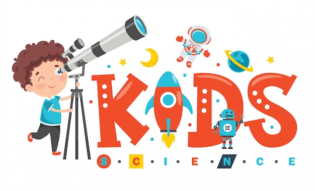 Diseño de logo para kids science