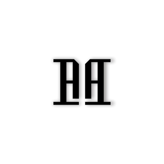 DISEÑO DE LOGO LETRAS A Y A