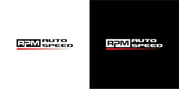 Diseño de logo rpm para automoción