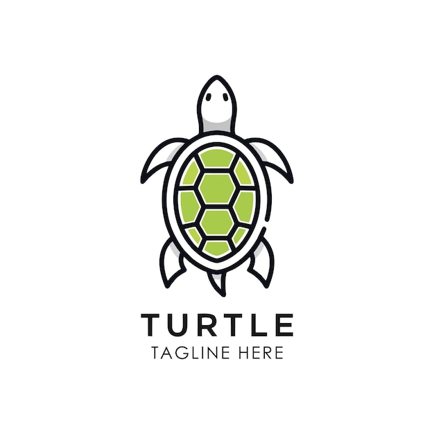 diseño de logo de tortuga