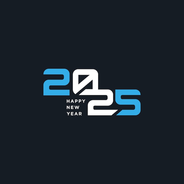 El diseño del logotipo 2025 es una idea con un concepto creativo y un vector de alta resolución.