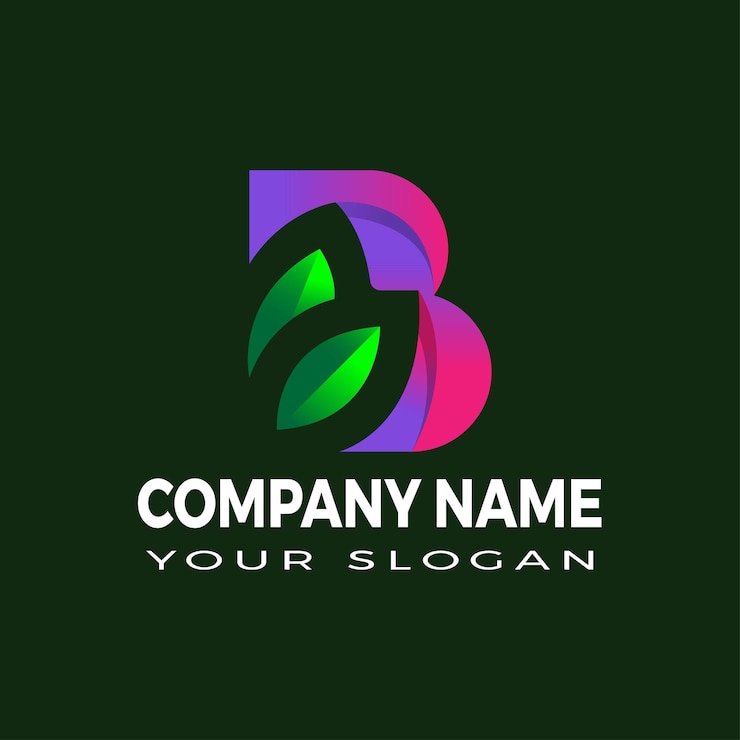 Vector diseño de logotipo 3d moderno abstracto