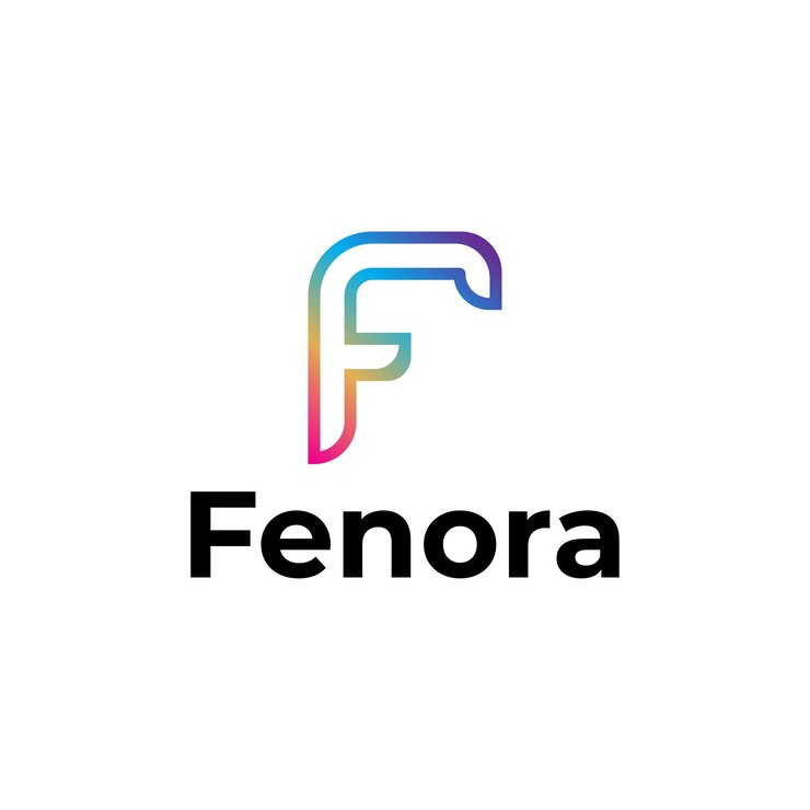 Vector diseño de logotipo 3d moderno con letra f