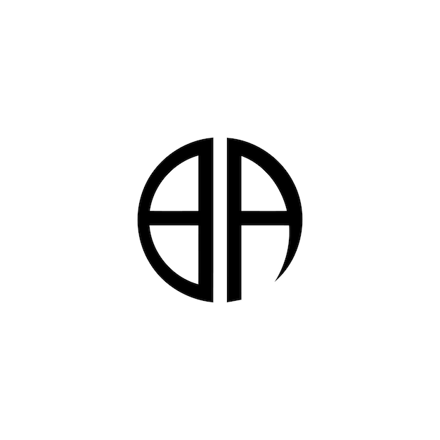 Vector diseño de logotipo ab
