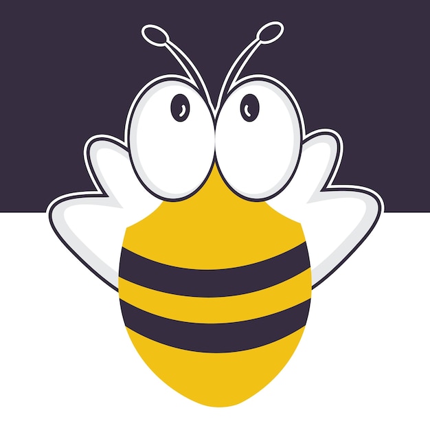 Diseño de logotipo de abeja Concepto de logotipo de abeja para el diseño de paquete de miel