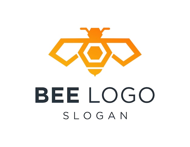 Diseño de logotipo de abeja