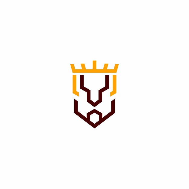 diseño de logotipo abstracto de ciervo. logotipo de cabeza de ciervo