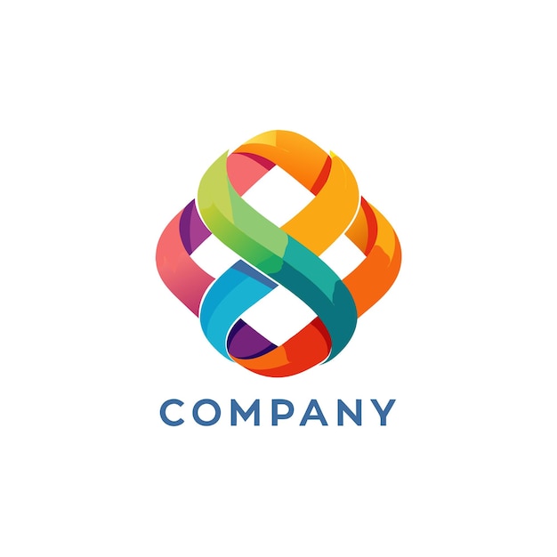 Diseño de logotipo abstracto para cualquier empresa de negocios corporativos