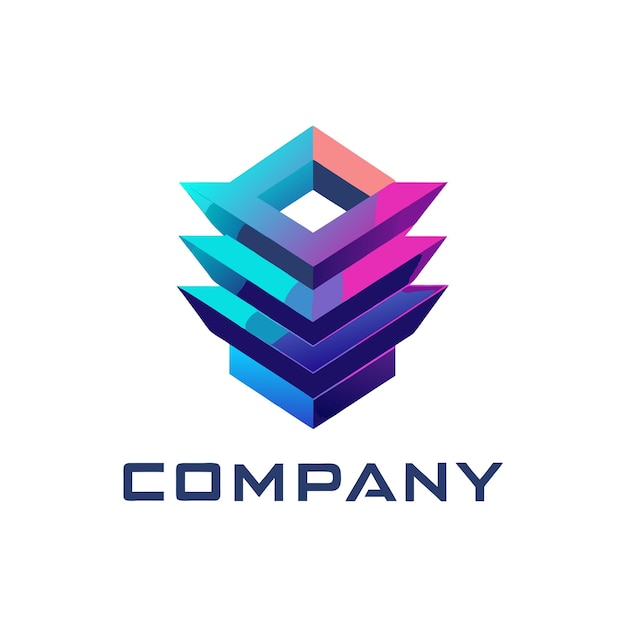 Diseño de logotipo abstracto para cualquier empresa de negocios corporativos