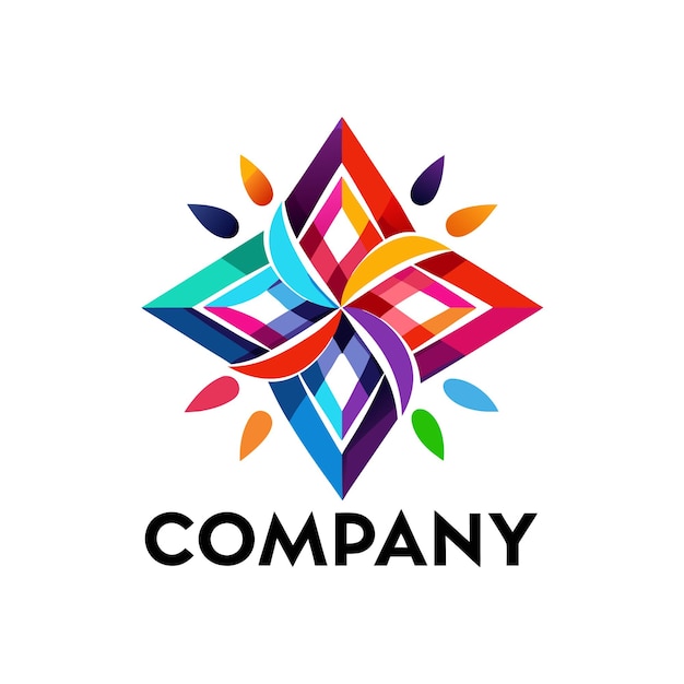Diseño de logotipo abstracto para cualquier empresa de negocios corporativos