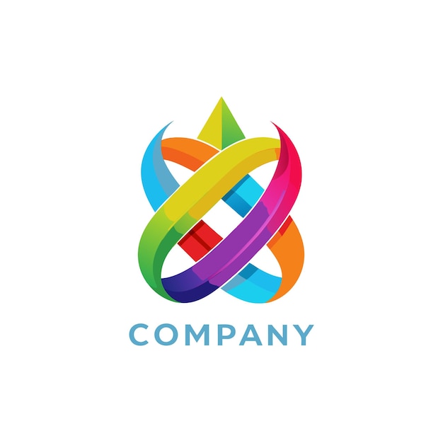 Diseño de logotipo abstracto para cualquier empresa de negocios corporativos