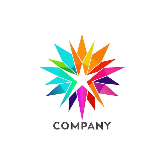 Diseño de logotipo abstracto para cualquier empresa de negocios corporativos