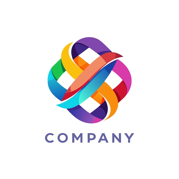 Diseño de logotipo abstracto para cualquier empresa de negocios corporativos