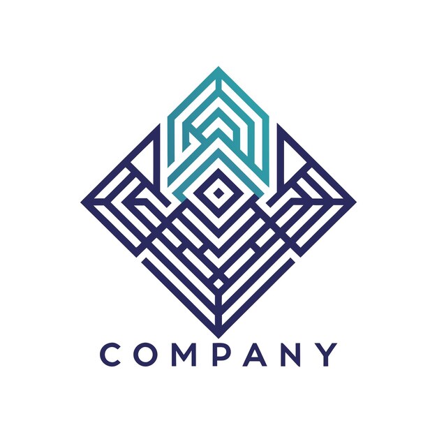 Diseño de logotipo abstracto para cualquier empresa de negocios corporativos