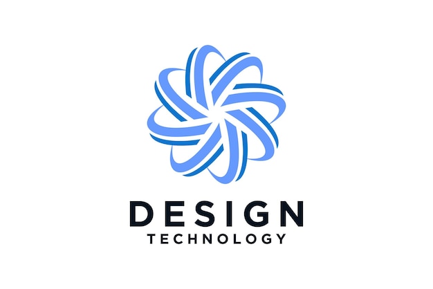 Diseño de logotipo abstracto elegante y contemporáneo