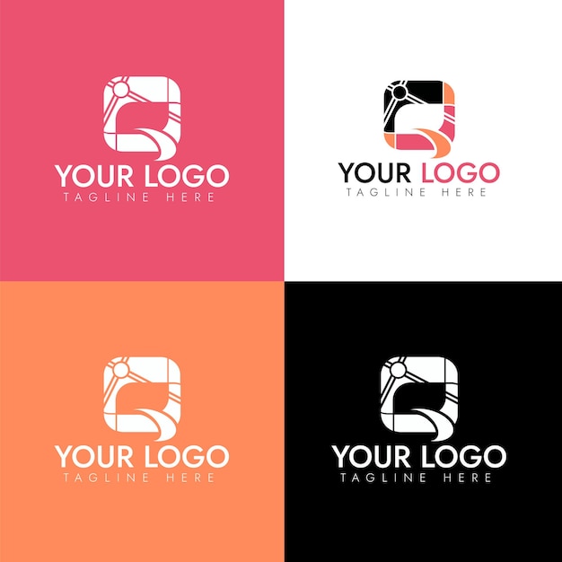 Diseño de logotipo abstracto para empresas