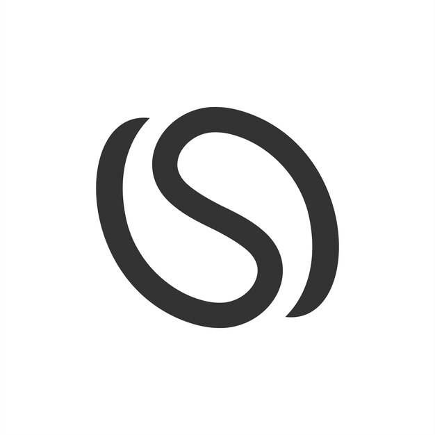 Diseño de logotipo abstracto letra S