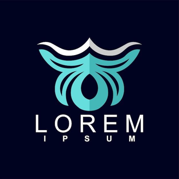 diseño de logotipo abstracto logotipo geométrico abstracto único y característico