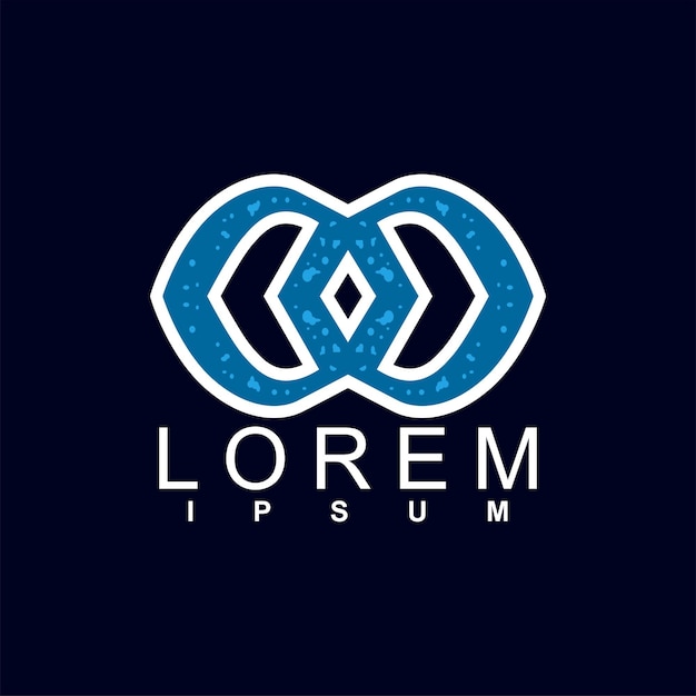 diseño de logotipo abstracto logotipo geométrico abstracto único y característico