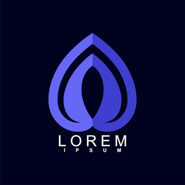 diseño de logotipo abstracto logotipo geométrico abstracto único y característico