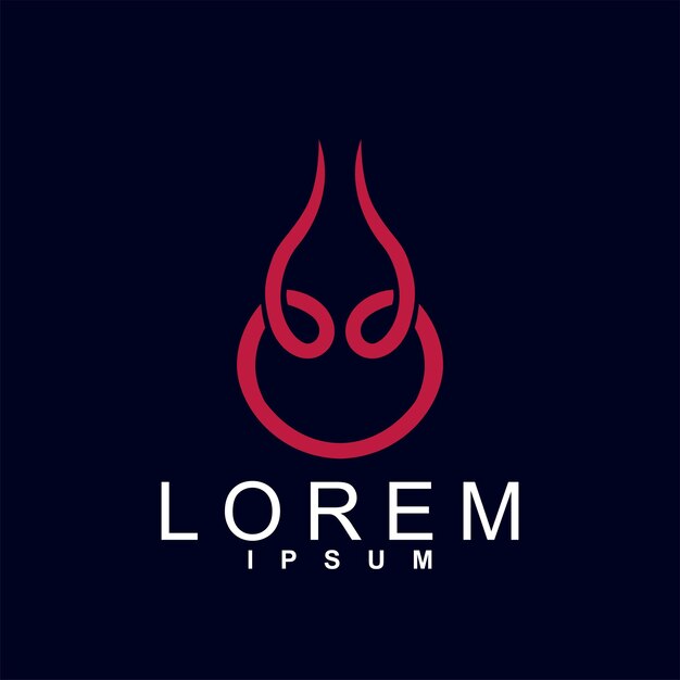 diseño de logotipo abstracto único y característico logotipo geométrico abstracto concepto de logotipo moderno y lindo
