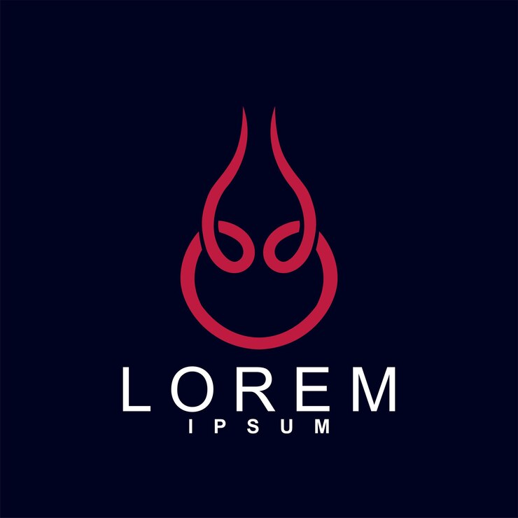 diseño de logotipo abstracto único y característico logotipo geométrico abstracto concepto de logotipo moderno y lindo