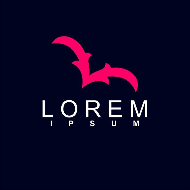 diseño de logotipo abstracto único y característico logotipo geométrico abstracto concepto de logotipo moderno y lindo