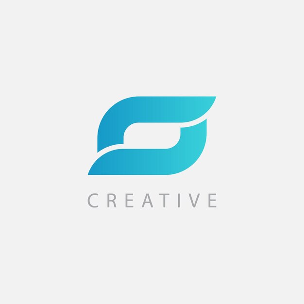 Diseño de logotipo abstracto Vector S. Símbolo de letra S.