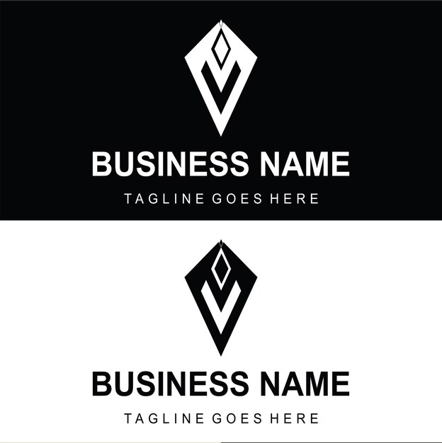 Diseño de logotipo abstracto de vector