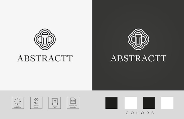 Diseño del logotipo abstracto