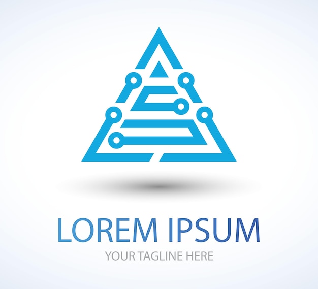 Un diseño de logotipo abstracto